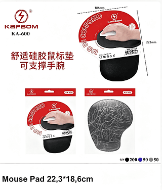 Mouse Pad Com Apoio de Punho Kapbom