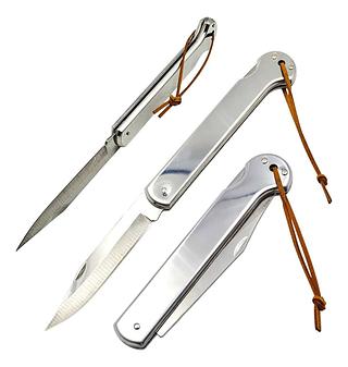 Canivete Inox Dobrável De Bolso Portátil/autodefesa Paracord Prateado
