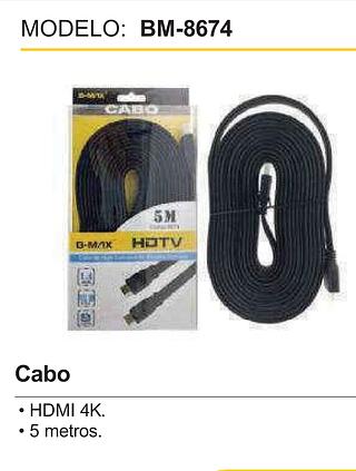 CABO HDMI 5M