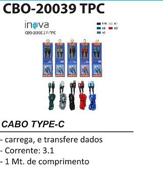 CABO INOVA TIPOC 1M